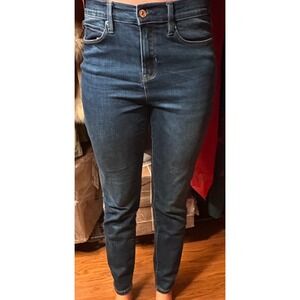 Nicole Miller Soho High Rise Skinny Jeans Women Size 4 Blue Good Stretch Denim